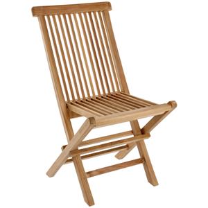 Vega Stoel Phuket inklapbaar; 47x60x87.5 cm (BxDxH); naturel; 2 stuk / verpakking