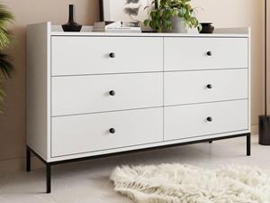 Mobistoxx Commode TUZARI 6 lades wit