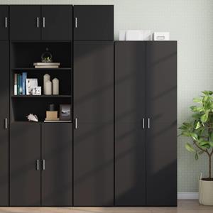 vidaXL Wandkast 45x42,5x40 cm bewerkt hout zwart