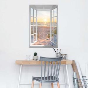 Reinders! Poster Sonnenuntergang durch das Fenster