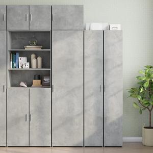 vidaXL Wandkast 50x42,5x40 cm bewerkt hout betongrijs