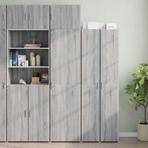 vidaXL Wandkast 50x42,5x40 cm bewerkt hout grijs sonoma