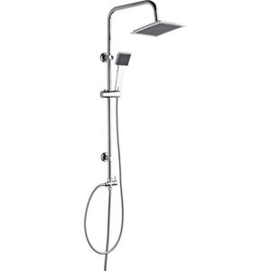 Luzzo Vierkante Douchekolom Regendouche 20 Cm - Chroom