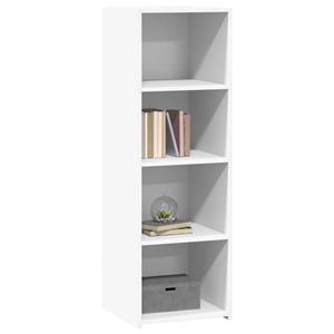 vidaXL Hoge kast 40x41x124 cm bewerkt hout wit