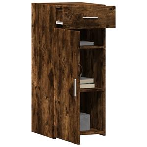 vidaXL Dressoir 40x42,5x93 cm bewerkt hout gerookt eikenkleurig