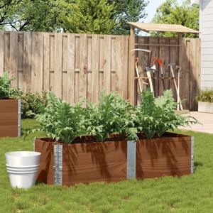 VidaXL Plantenbak 150x50 cm massief grenenhout bruin