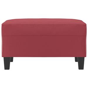 vidaXL Voetenbank 70x55x41 cm kunstleer wijnrood