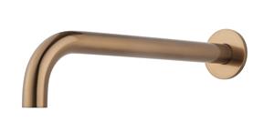 Mueller Bronzo inbouw muuruitloop 30cm geborsteld brons