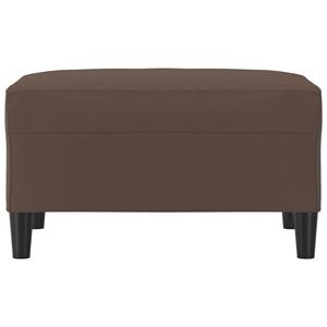 vidaXL Voetenbank 70x55x41 cm kunstleer bruin