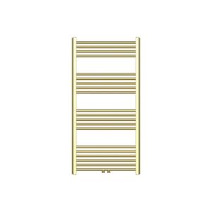 Belrad Handdoekradiator - middenaansluiting - 1200X600mm - 414Watt - Goud BWGO1200600