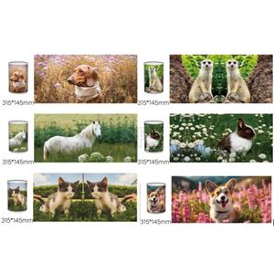 Merkloos Spaarpot 10x15cm Dieren