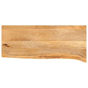VidaXL Tafelblad met natuurlijke rand 70x20x3,8 cm massief mangohout