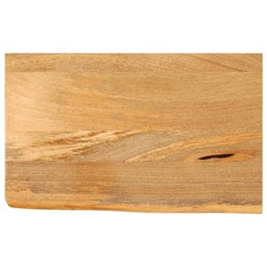 VidaXL Tafelblad met natuurlijke rand 60x30x2,5 cm massief mangohout