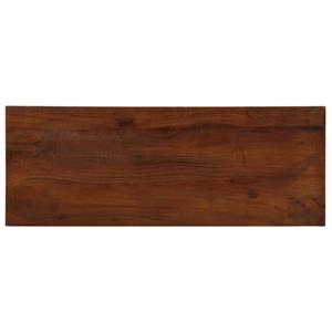 VidaXL Tafelblad rechthoekig 80x20x2,5 cm massief gerecycled hout