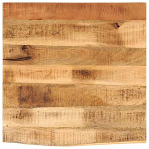 VidaXL Tafelblad met natuurlijke rand 40x40x3,8 cm massief mangohout