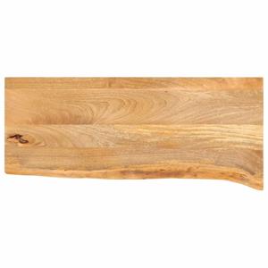 VidaXL Tafelblad met natuurlijke rand 80x20x3,8 cm massief mangohout
