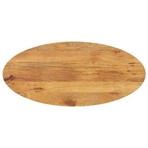 VidaXL Tafelblad ovaal 120x50x2,5 cm massief mangohout