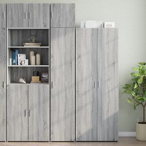 vidaXL Wandkast 40x42,5x40 cm bewerkt hout grijs sonoma