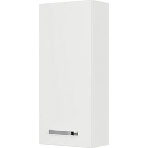 Saphir Hangkast Serie 4010 Wand-Badschrank 30 cm breit mit 1 Tür, 2 Glas-Einlegeböden