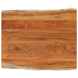 VidaXL Tafelblad rechthoekig natuurlijke rand 90x80x2,5 cm acaciahout