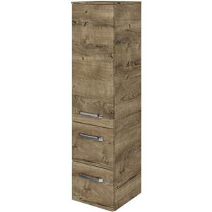 Saphir Halfhoge kast Serie 4010 Badschrank 30cm breit, 1 Tür, 2 Schubladen, inkl Türdämpfer