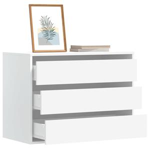 VidaXL Ladekast 80x41x58 cm bewerkt hout wit
