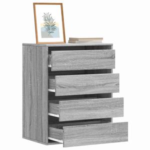 VidaXL Ladekast 60x41x76 cm bewerkt hout grijs sonoma eikenkleurig