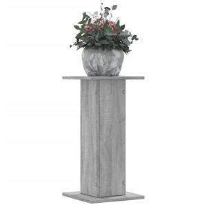 VidaXL Plantenstandaards 2 st 30x30x60 cm bewerkt hout grijs sonoma