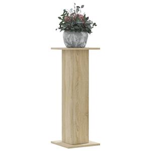 VidaXL Plantenstandaards 2 st 30x30x80 cm bewerkt hout sonoma eiken
