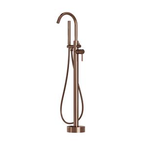 Fortifura Calvi Vrijstaande Badkraan - 113cm -handdoucheset - Geborsteld koper PVD (Koper) SW970039