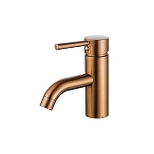 Fortifura Calvi Wastafelkraan - 14.8cm - opbouw - Geborsteld koper PVD (Koper) SW970031