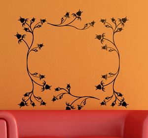 Tenstickers Bloemen rozen planten sticker
