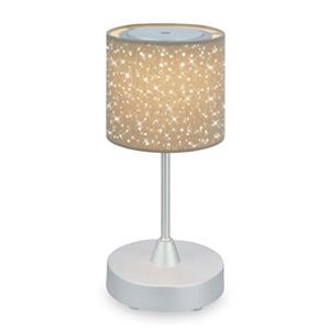 Akku LED-Tischleuchte taupe ¦ grau ¦ Maße (cm): H: 30  Ø: [12.5]  - Möbel Kraft