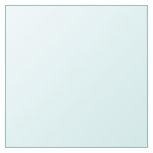 VidaXL Tafelblad 50x50 cm gehard glas transparant