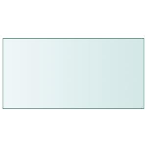 VidaXL Tafelblad 50x100 cm gehard glas transparant