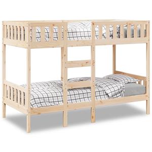 VidaXL Stapelbed massief grenenhout 90x190 cm
