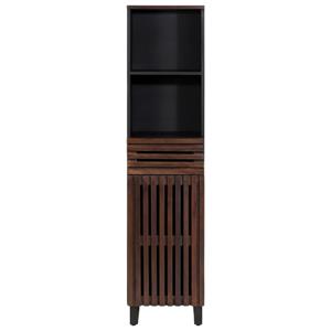 vidaXL Dressoir 38x34x160 cm massief mangohout bruin