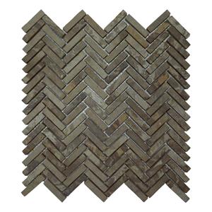 Stabigo Mozaiek Parquet 1x4.8 30x30 cm Marmer Moccacino Visgraat 