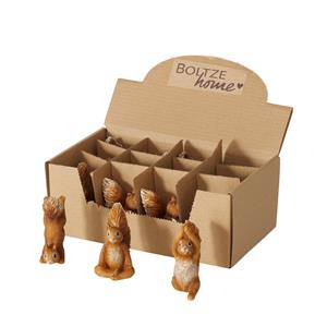 Boltze Home Beeld Uoga Eekhoorn Albert H7cm Polyresin Bruin