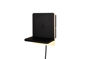 Trio Led slaapkamer wandlamp Fairfield zwart 248670132