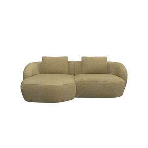 FLEXLUX Zithoek Torino, rund, L-Form, Sofa-Ecke mit Recamiere, Longchair-Sofa
