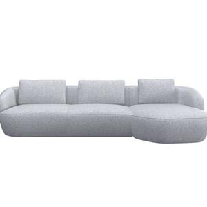 FLEXLUX Zithoek Torino, rund, L-Form, Sofa-Ecke mit Recamiere, Longchair-Sofa