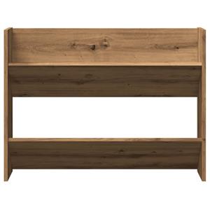 vidaXL Wandschoenenkast 80x18x60 cm bewerkt hout artisanaal eikenkleur