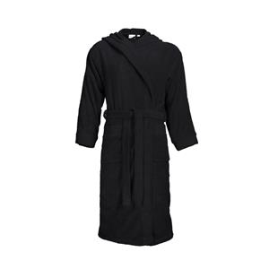 The One Towelling The One Badjas met capuchon 420 gram Zwart-XXL/XXXL