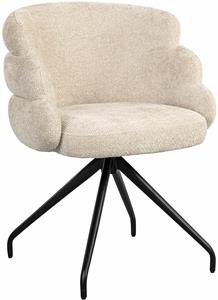Draaifauteuil Kayla cream unicorn