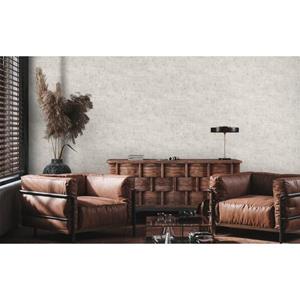 Living walls Vliesbehang Stories of Life Vintage Strukturtapete Grau Gold (1 stuk)