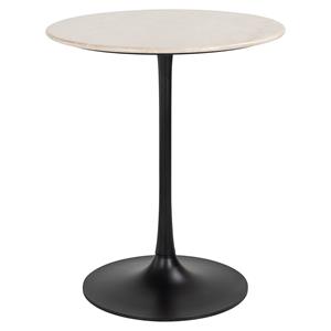 Richmond Interiors Richmond Ronde Bistrotafel Tavolo Marmer, 70cm - Zwart