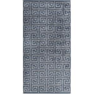 Cawö Cawo Noblesse Elegance Allover print Douchelaken 80/150 nachtblauw