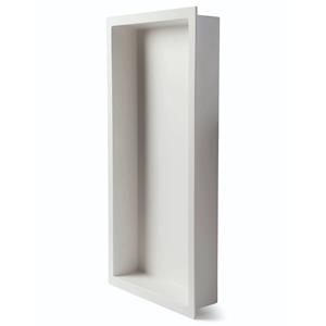 Luca Sanitair Inbouwnis  Luva 59,5x29,5x7 cm Solid Surface Mat Wit 