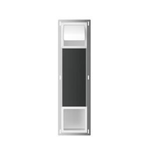 BWS Toiletrolhouder met Klep en Reserverolhouder Inbouw  Milan Mat Wit 